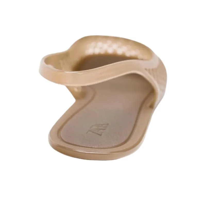 ZARA Casual Single Shoes 1cm Women's Beige-4