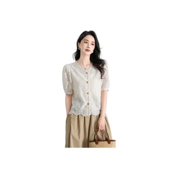 Shavani Shirts Women's Beige