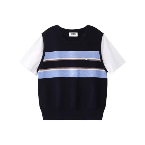 HTMEME Knitwear Women's Navy Blue