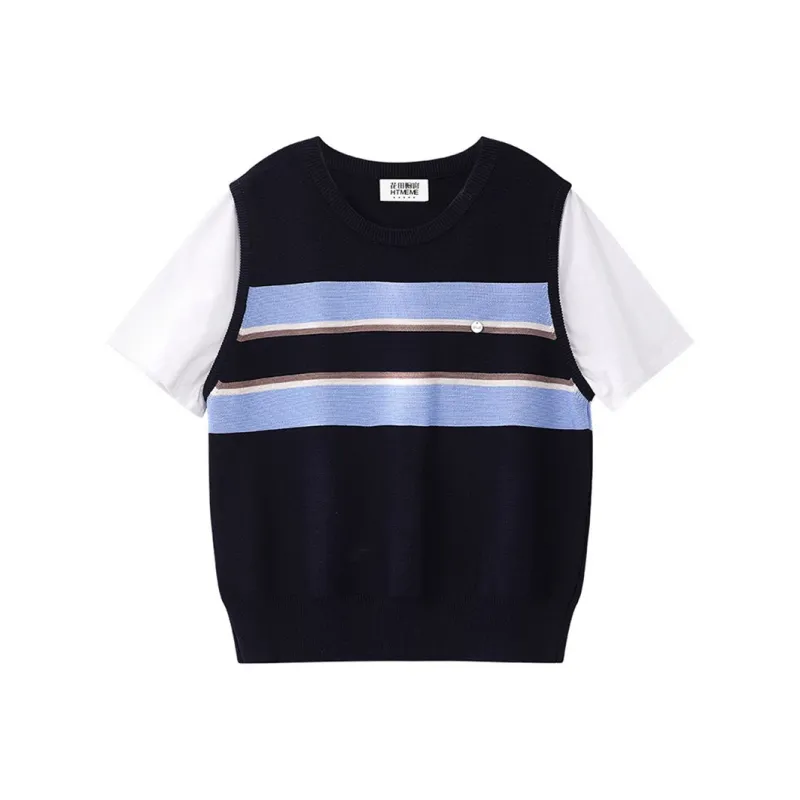 HTMEME Knitwear Women's Navy Blue-0
