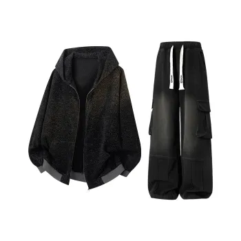 PAEFA Casual Sportswear Unisex Black