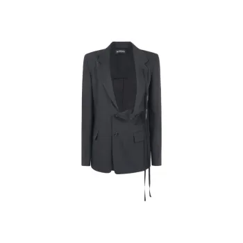 Ann Demeulemeester SS25 Jackets & Coats Women's Black