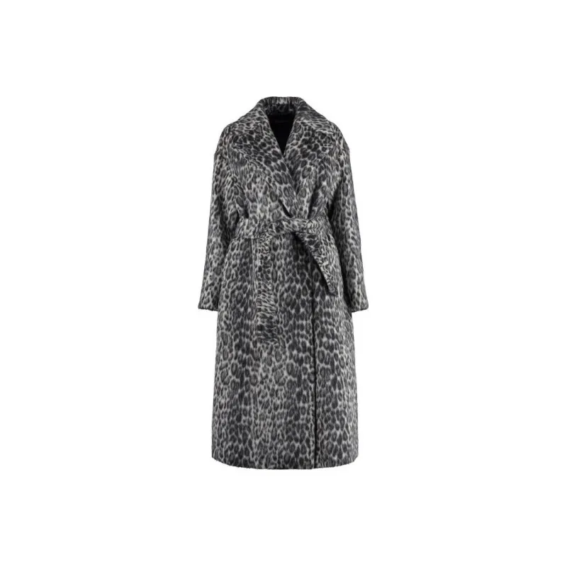 MaxMara Studio Geyser Animal Print Coat-0