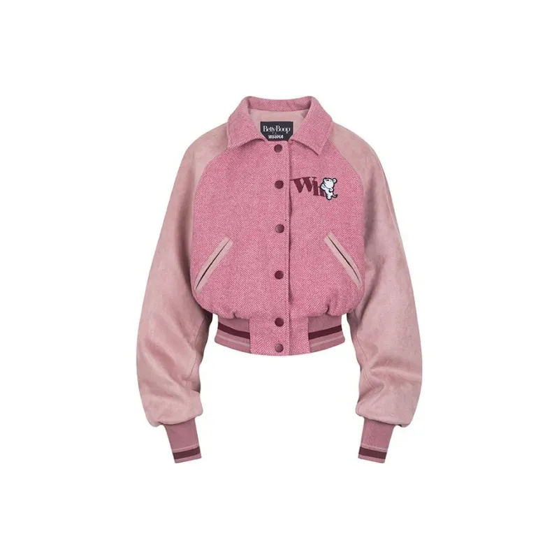 WooHa x BEIDI,LIANMINGKUAN Jackets & Coats Women's Pink-0