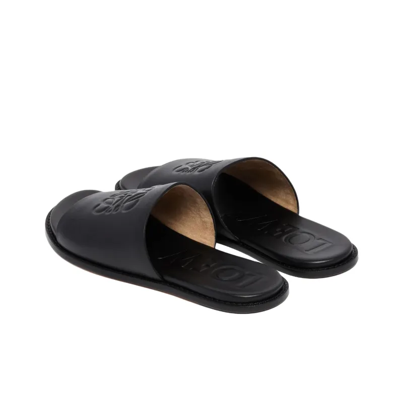 LOEWE Paula's Ibiza Slide Slippers Men's Black-3