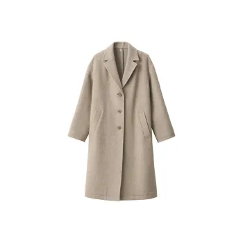 MUJI Coats Women's Light Beige