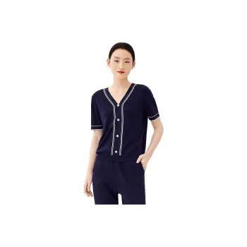 JZ. ANNAKRO Knitwear Women's Floral Dark Blue