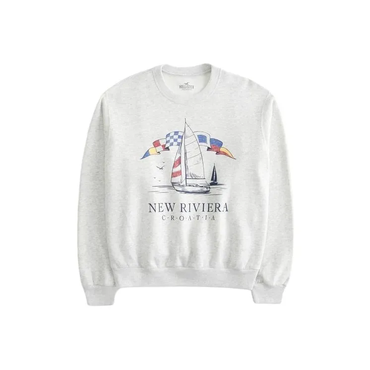 Hollister Sweatshirt Women's Light Heather Gray-0