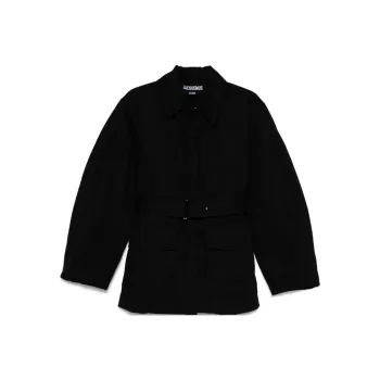 Jacquemus Le Blouson Bari Belted Waist Jacket