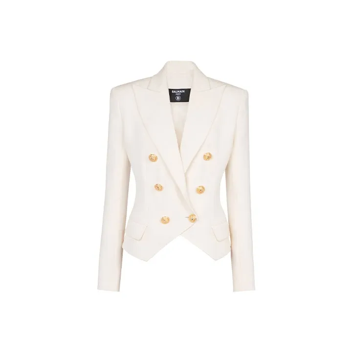 BALMAIN Business Suits Women's Beige-0