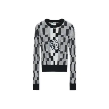 LOEWE Anagram Sweater 'Grey/Light Grey'