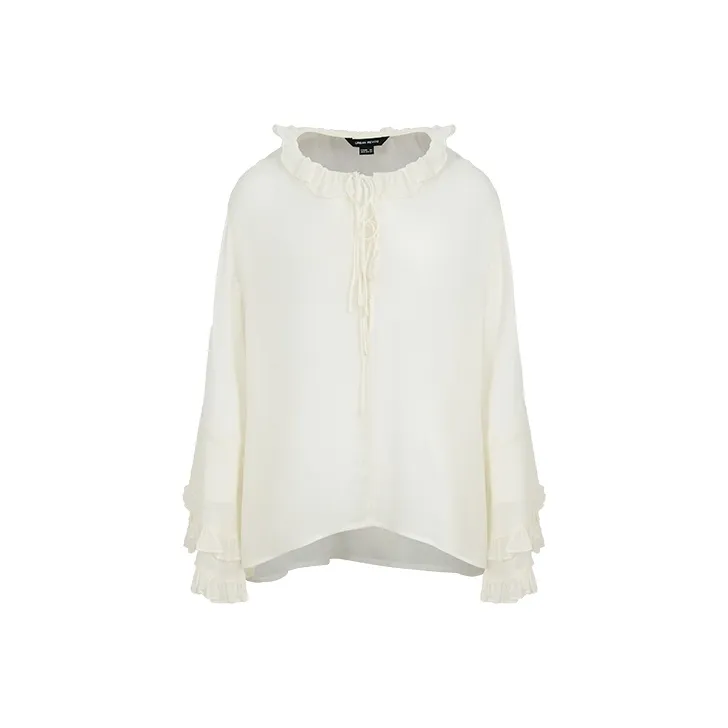 URBAN REVIVO Shirt Women's Beige Yellow-0