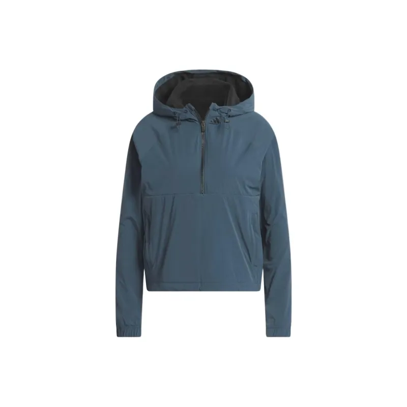 Adidas Ultimate365 Tour Wind.Rdy Fleece Hoodie Sweatshirt Women's Polar Night-0