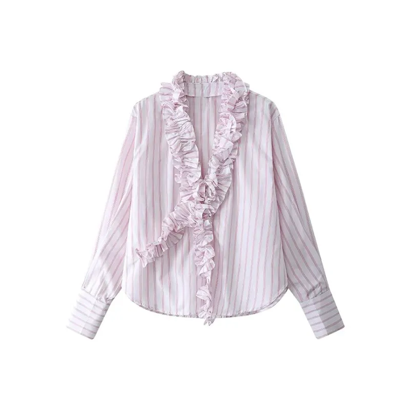 SUNSUNTOWN Shirt Women's Light Pink-0