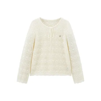 LEDIN Knitwear Women's Mist White