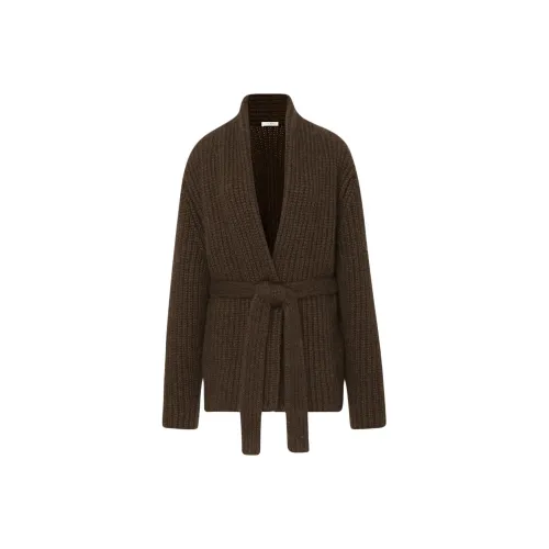 THE ROW Belted Knitted Cardigan