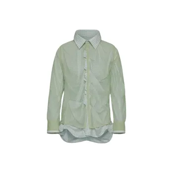 MM6 Maison Margiela Double layer Cotton Shirt