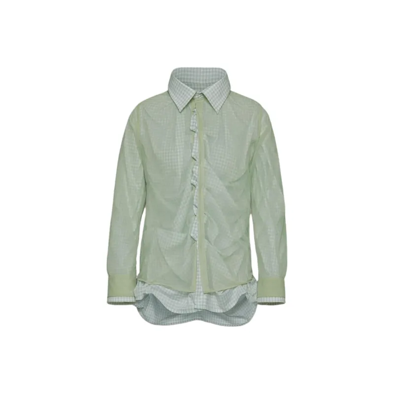 MM6 Maison Margiela Double layer Cotton Shirt-0