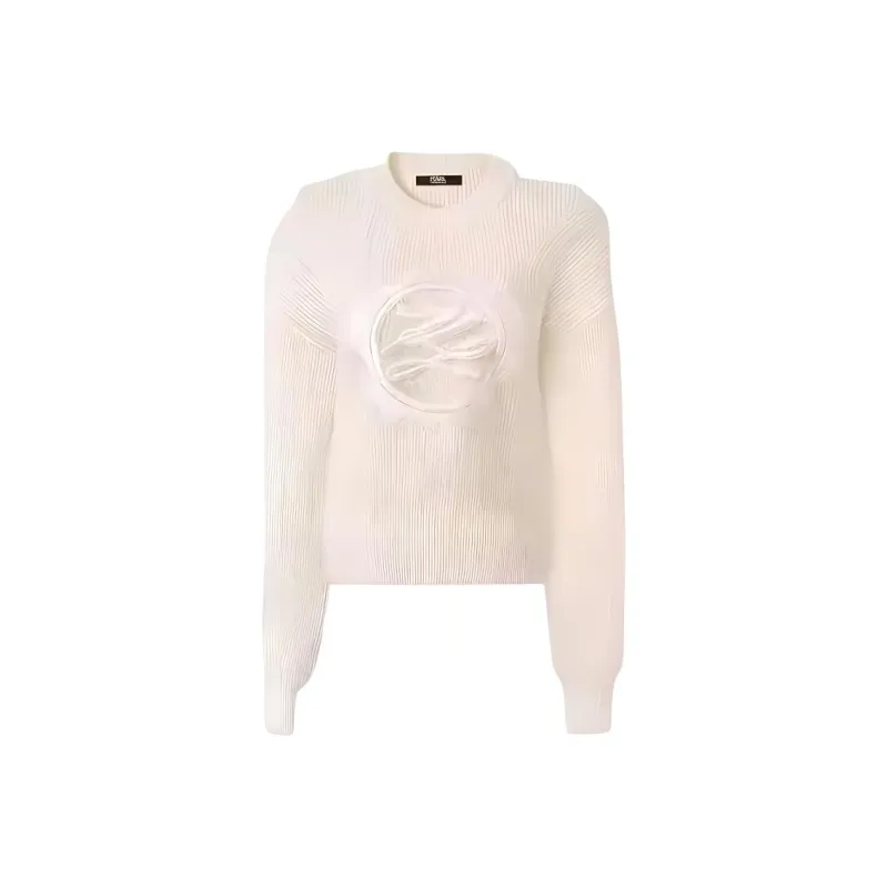 KARL LAGERFELD FW23 Knitwear Women's White-0