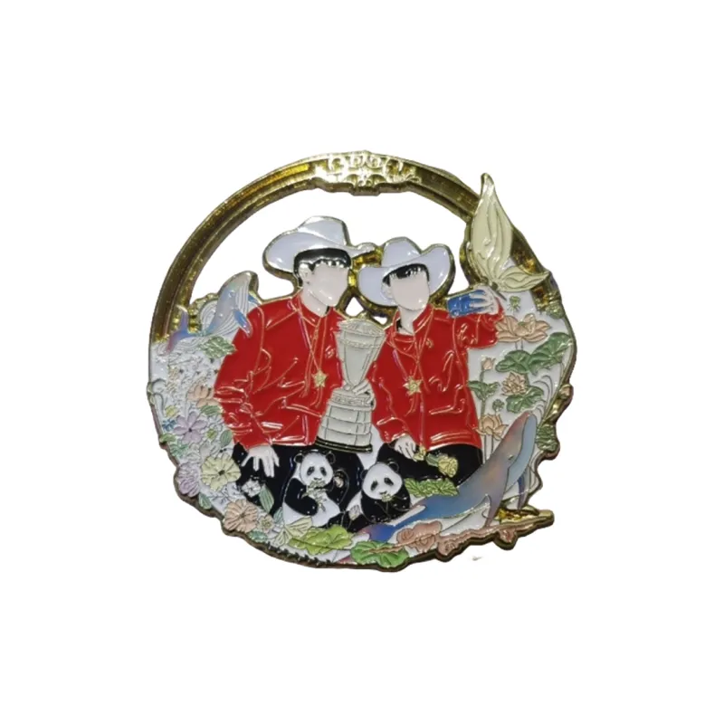 FEIERDUN Table Tennis Souvenirs Badges Unisex-8