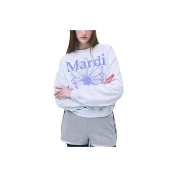 MARDI MERCREDI Sweatshirts Women's Gray/Purple