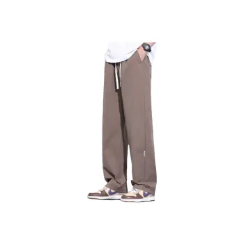 YINLEI Casual Pants Men Coffee