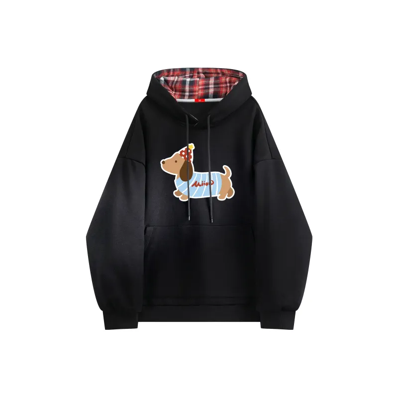 MIIOW Trend Party Series Sweatshirt Unisex Black-2