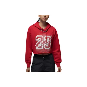 JORDAN Flight Fleece Women's Cropped Satin Lined Hoodie