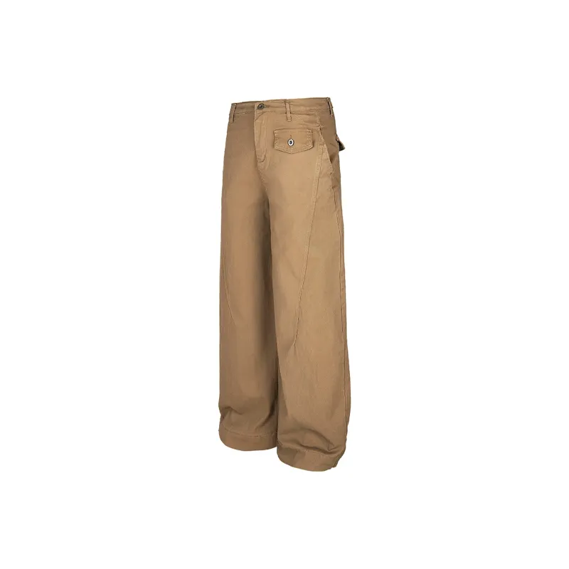 GBXM Casual Pants Unisex Brown-1