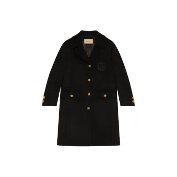 GUCCI Double G Embroidery Coat