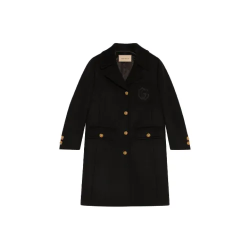 GUCCI Double G Embroidery Coat