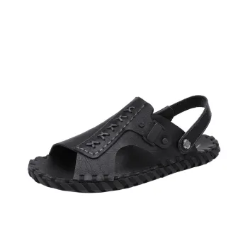 Mulinsen Premium Streetwear Rubber Sole Slip Resistant, Everyday Street One Strap Sandals Men's