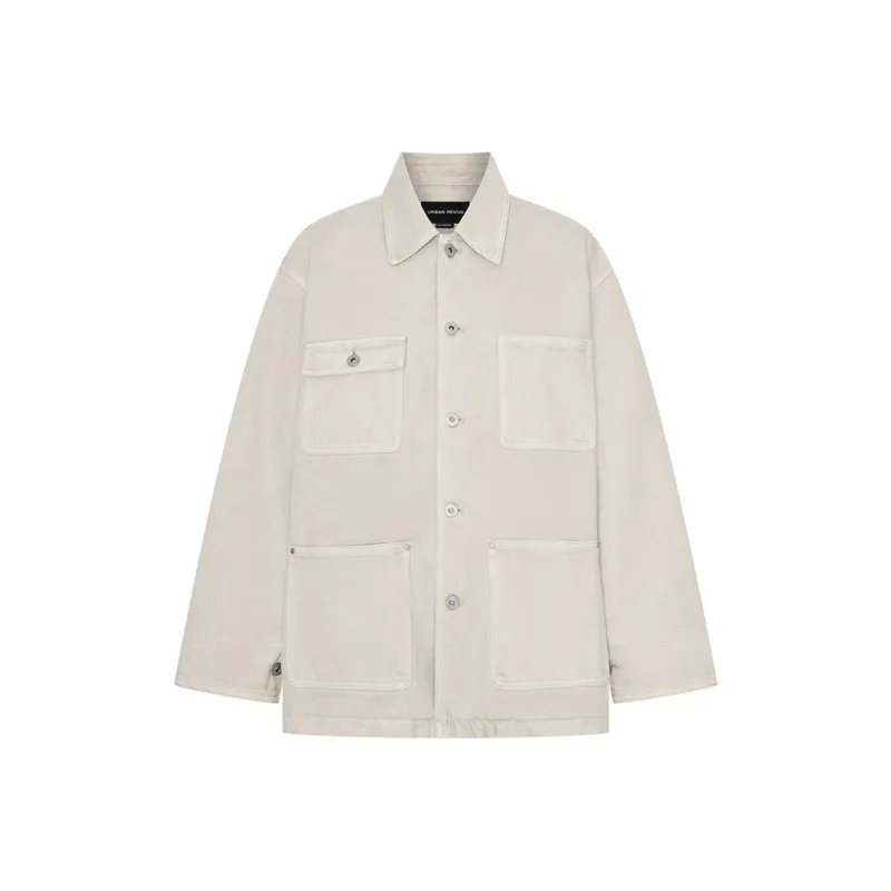 URBAN REVIVO Jacket Women's Light Khaki-0