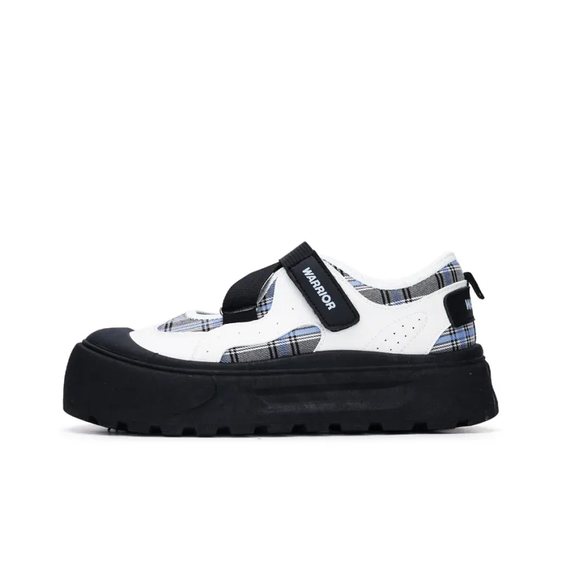 Warrior Abrasion Resistant Slip Resistant Low Top Casual Shoes Women's White Black-0