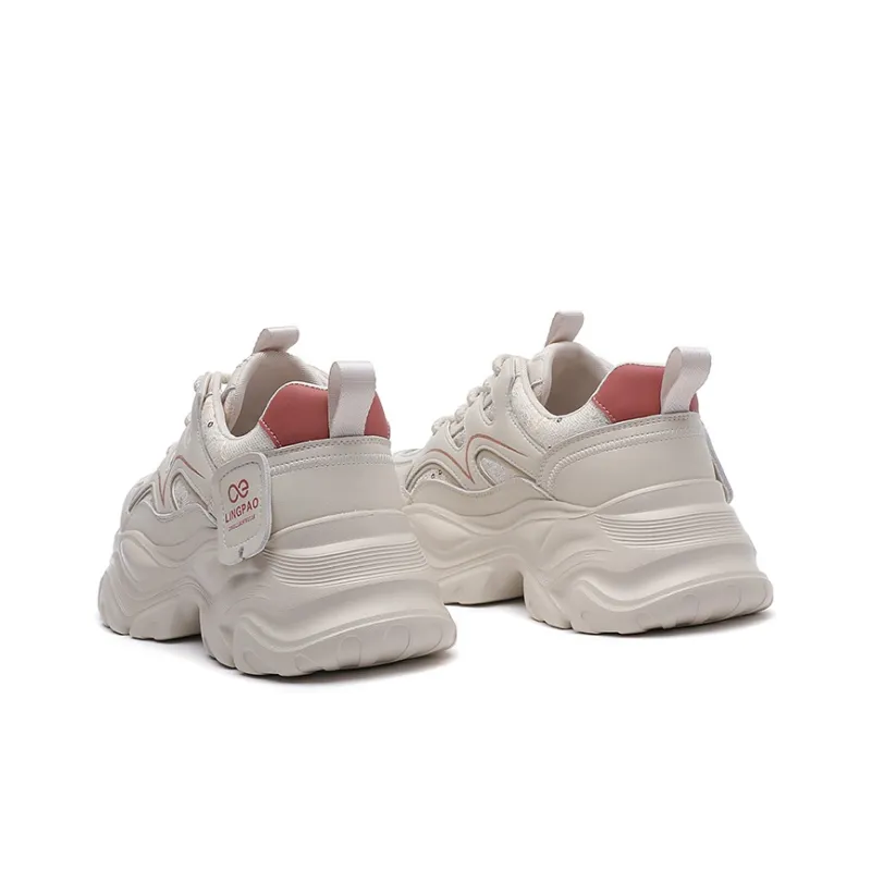 LINGPAO Low Top Chunky Sneakers Women's-8