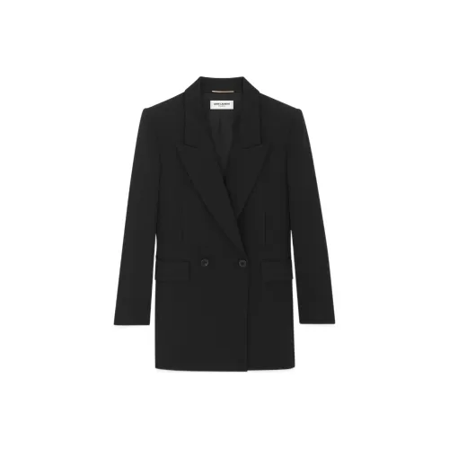 SAINT LAURENT Double Breasted Long Sleeved Jacket