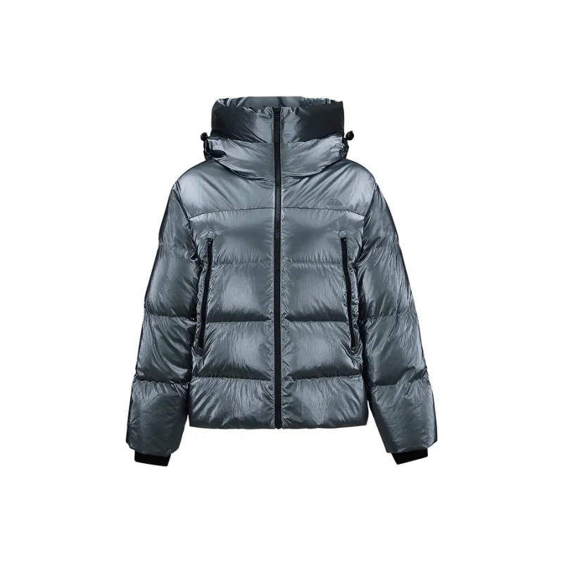 Skechers Mountain And Wild Outdoor Series FW24 Down Jacket Women's Asphalt Gray-0