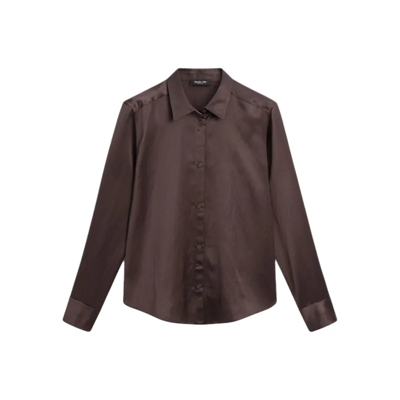 Massimo Dutti Shirt Women's Umber Red-0