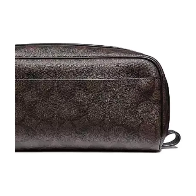COACH Travel Kit Makeup Bags Brown-2