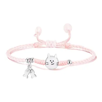 Blooming Petals Alloy Rope Bracelets Unisex
