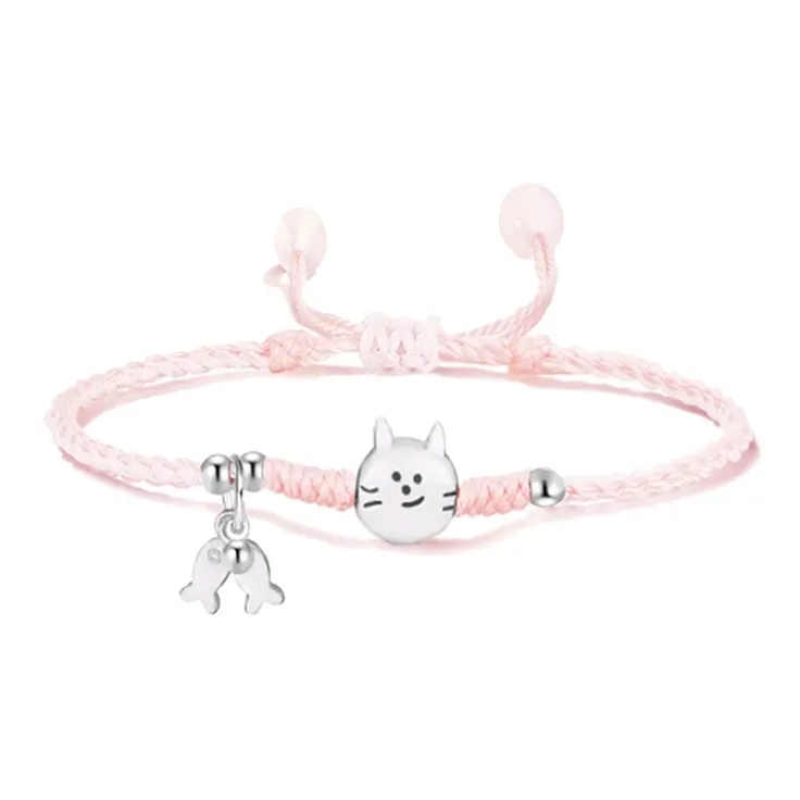 Blooming Petals Alloy Rope Bracelets Unisex-0