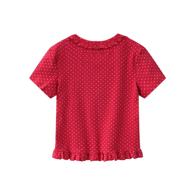 HTMEME T Shirts Women's Red-1