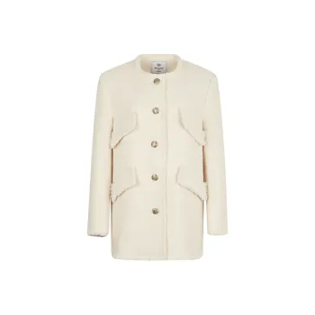 JESSYLINE Jackets & Coats Women's Beige Yellow
