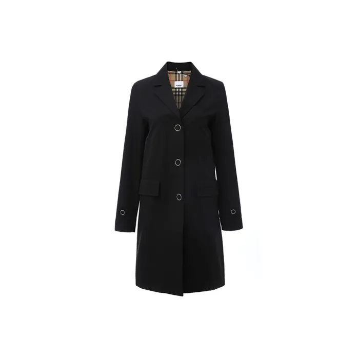 Burberry Coats Women's Black-0