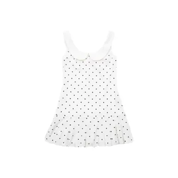 Incolore Sleeveless Dress Women's White Polka Dot