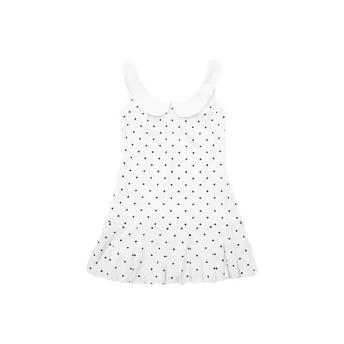 Incolore Sleeveless Dress Women's White Polka Dot