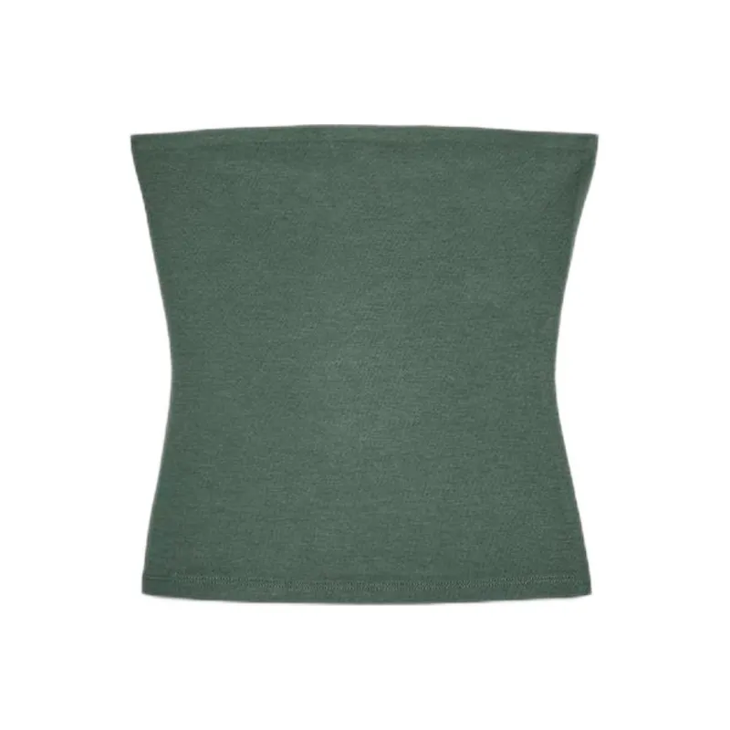 ZARA Strapless Top Women's Green-0