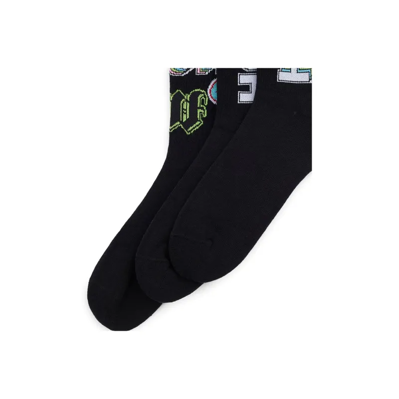 HUGO BOSS SS24 Mid Calf Socks Unisex 3 Pack Black-2