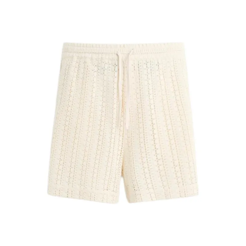 ZARA Casual Shorts Men's Frosted White-0
