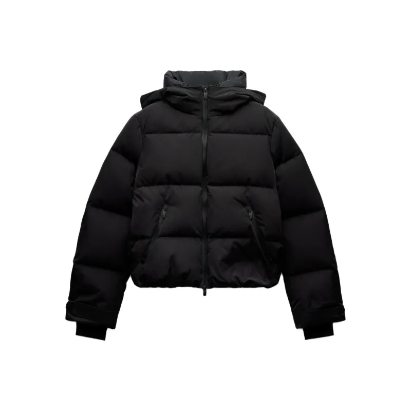 ZARA SKI Skiing Series Down Jackets Women's Black-0
